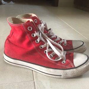 Converse Red High Tops